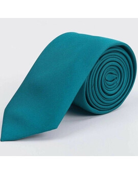 Аренда однотонного зеленого галстука для мужского костюма, изображение 1