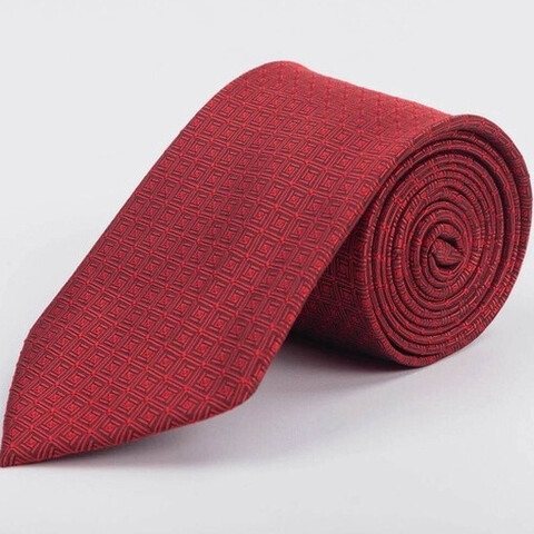 Аренда красного галстука с узором для мужских костюмов