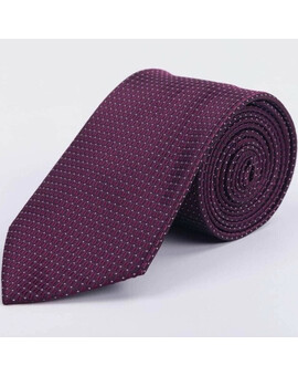 Аренда фиолетового галстука с узором для мужских костюмов, изображение 1