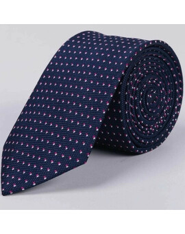 Аренда галстука фиолетового цвета с узором для мужского костюма, изображение 1