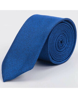 Аренда синего галстука с текстурой для мужских костюмов, изображение 1