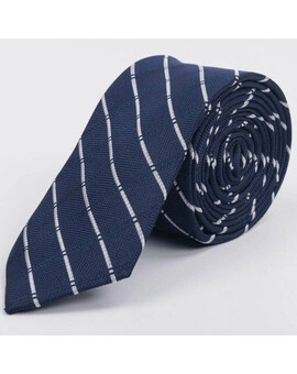 Аренда темно-синего галстука в разноцветную крупную клетку для мужских костюмов, изображение 1