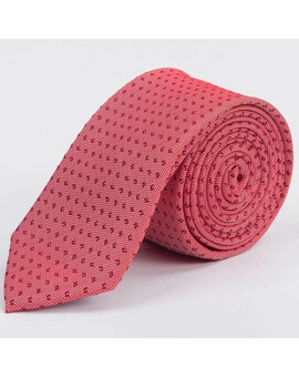 Аренда галстука светло-красного цвета с узором для мужского костюма, изображение 1