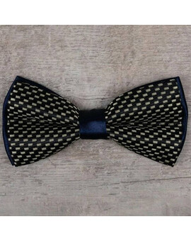 Аренда бежевой бабочки с узором для мужского костюма, изображение 1