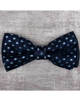 Аренда бабочки синего цвета с разноцветным узором для мужского костюма, изображение 1