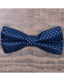 Синяя бабочка в аренду с абстрактным голубым узором для мужских костюмов, изображение 1