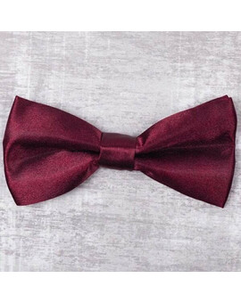 Прокат бордовой бабочки для мужских костюмов, изображение 1