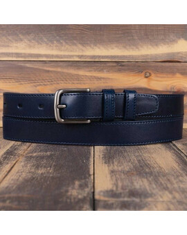 Прокат ремня синего цвета для мужских костюмов, изображение 1