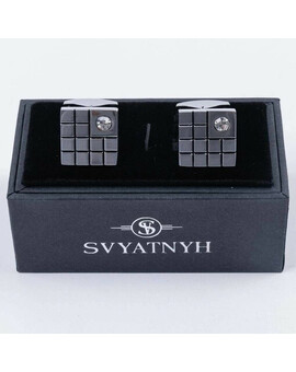 Запонки в аренду с украшением для мужского костюма, изображение 1